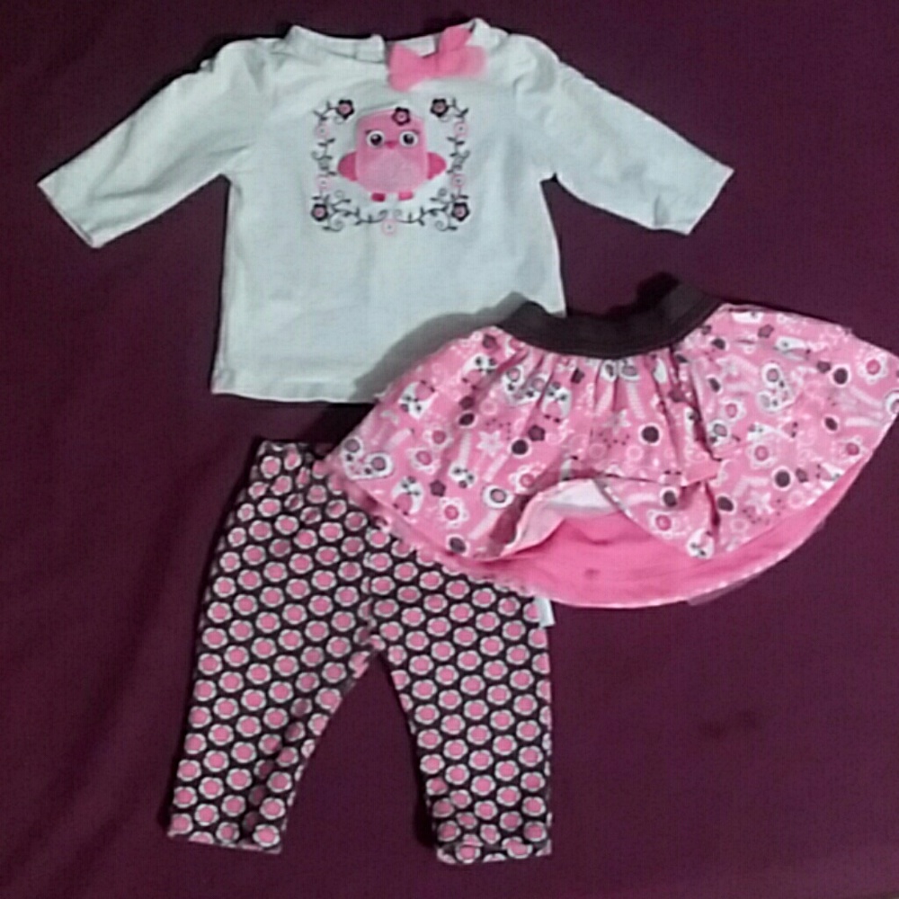 Owl 3m 3 piece outfit